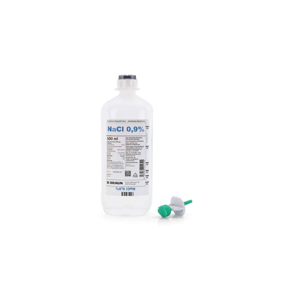 Isotonic saline solution