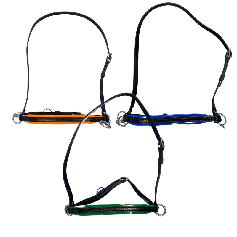Head halter 5 ring synth. for headpole RT leather