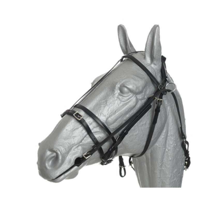 bridle side check in leather