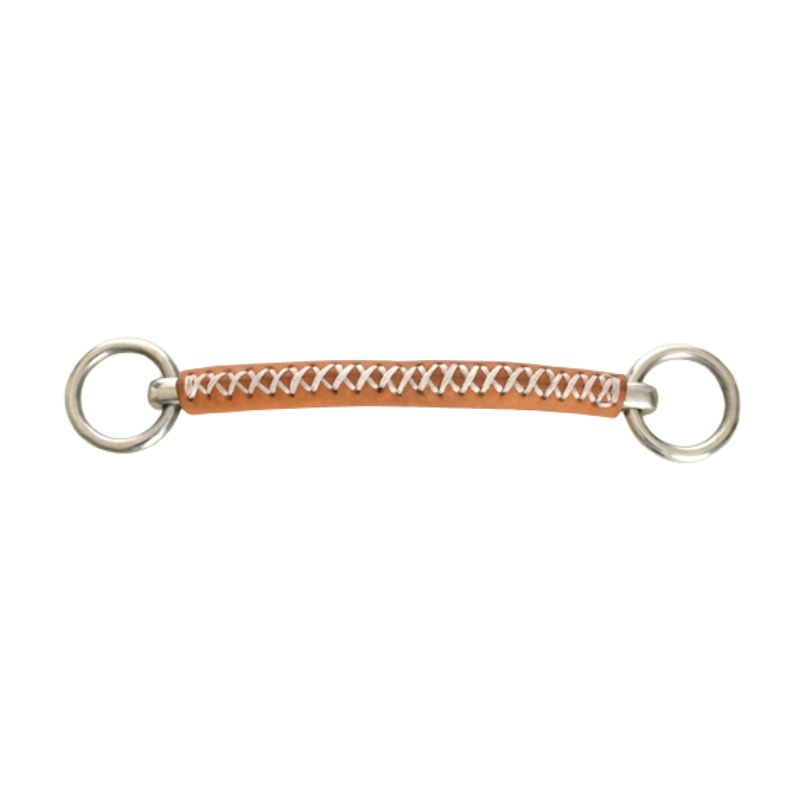 mors d'enrênement recouvert cuir
