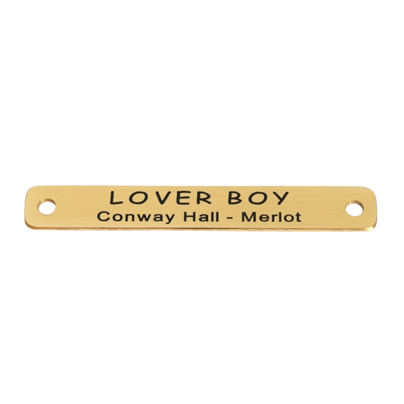 nameplate halter