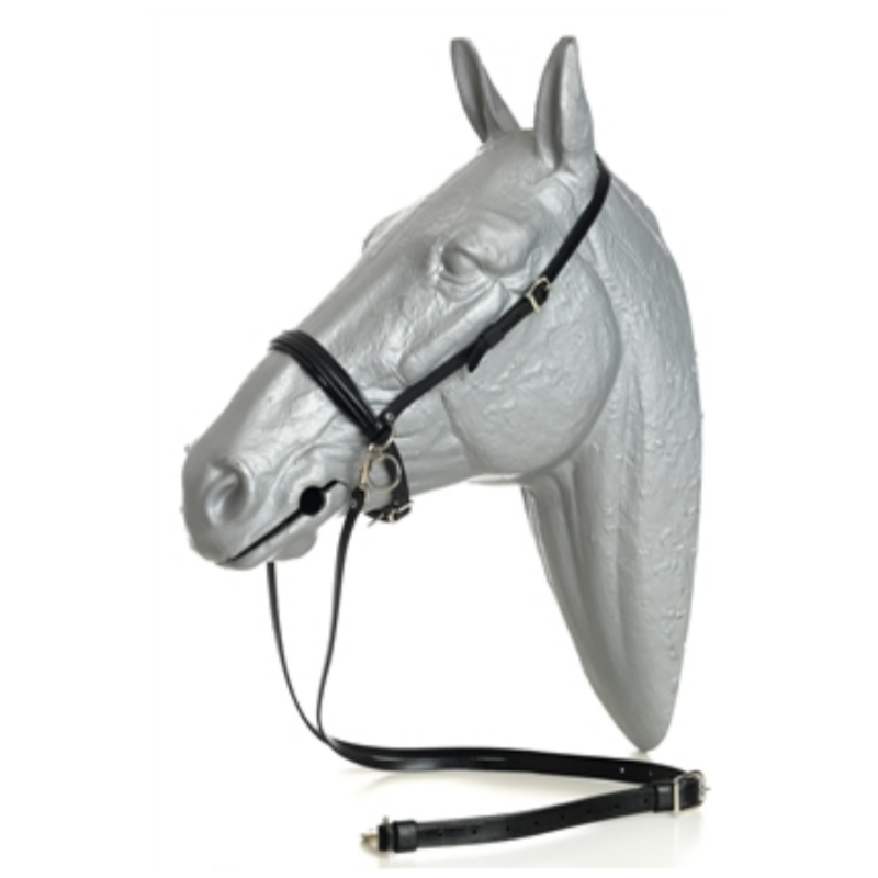 Martingale with halter leather