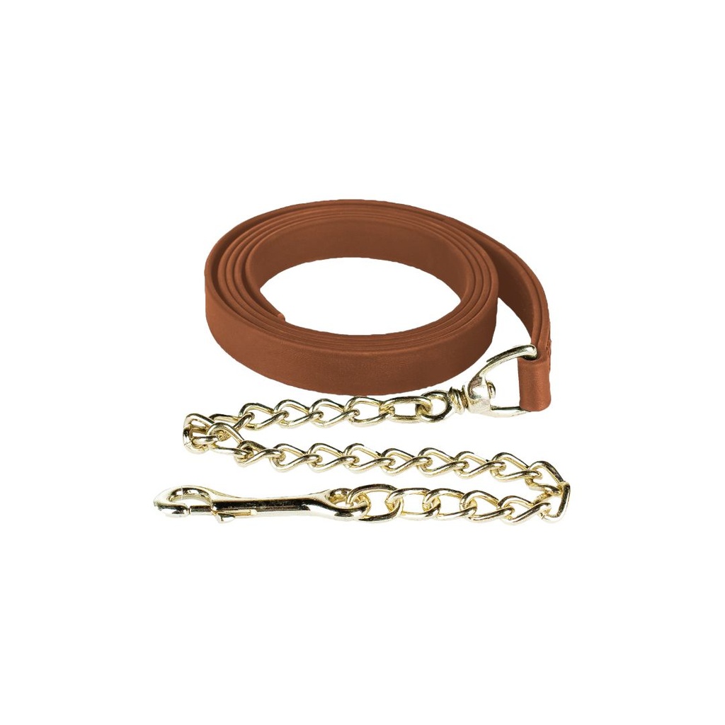[HKLDK3297_18] leidkoord BETA met ketting (18 - bruin)