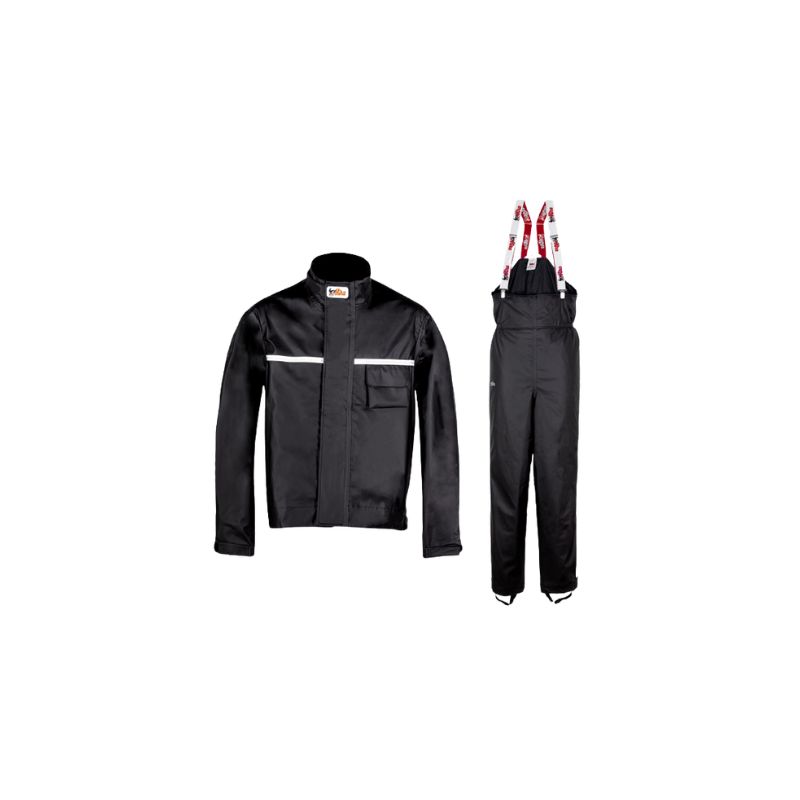 [725_01_S] overall 2-delig Mira regen gevoerd (S)