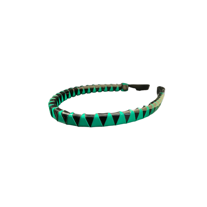 Browband with colours (03 - green, 01 - black)