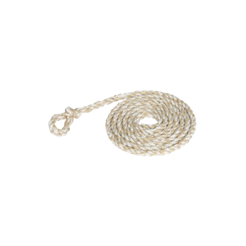 Livestock rope 3.20m jute-pp, with small loop per 10