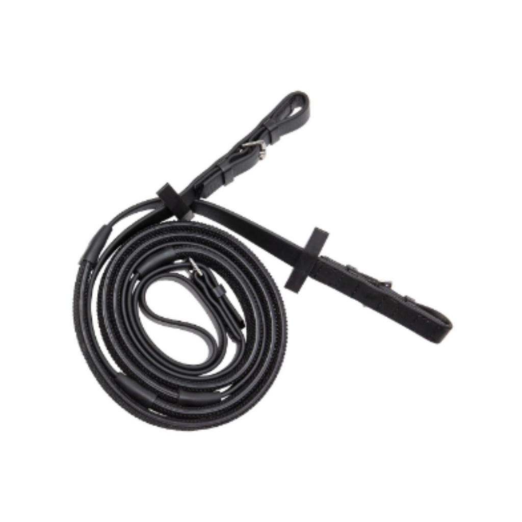 race reins buckle long blk pln19 mm